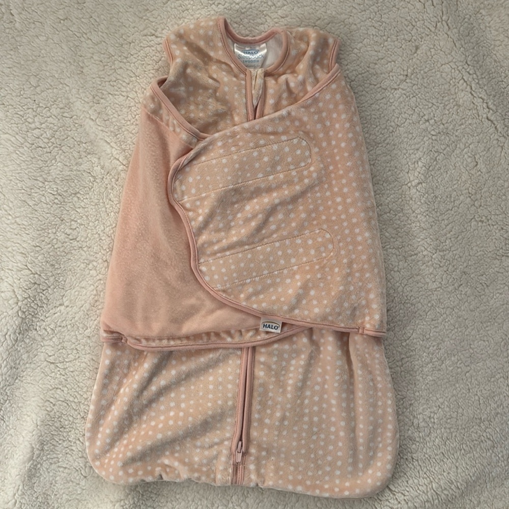 Halo Droplet Dot Swaddle SleepSack